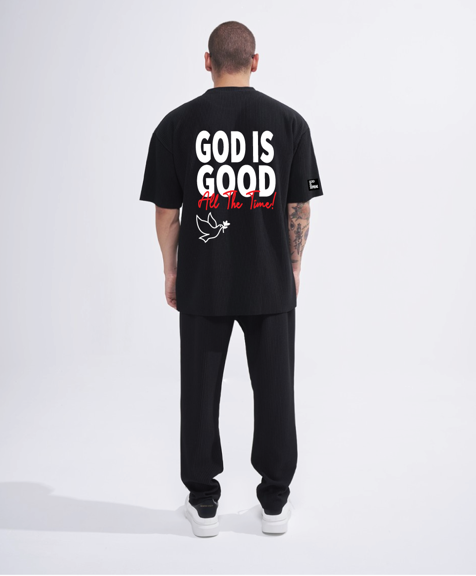 God is Good All the time / Black  Christian T-shirt
