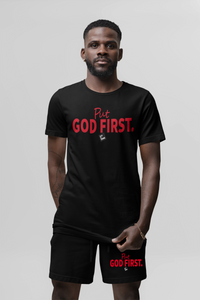 Put God First with Box /Red / Black T-shirt