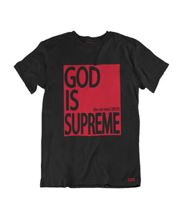 God is Supreme Red Box / Black T-shirt - God Is Supreme 