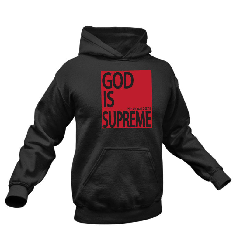 Creator God is Supreme Black Hoodie – God Is Supreme