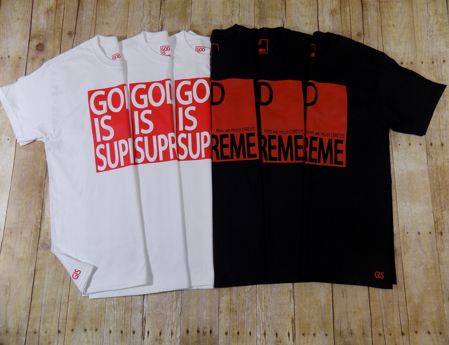 God is Supreme Red Box / White T-shirt - God Is Supreme 