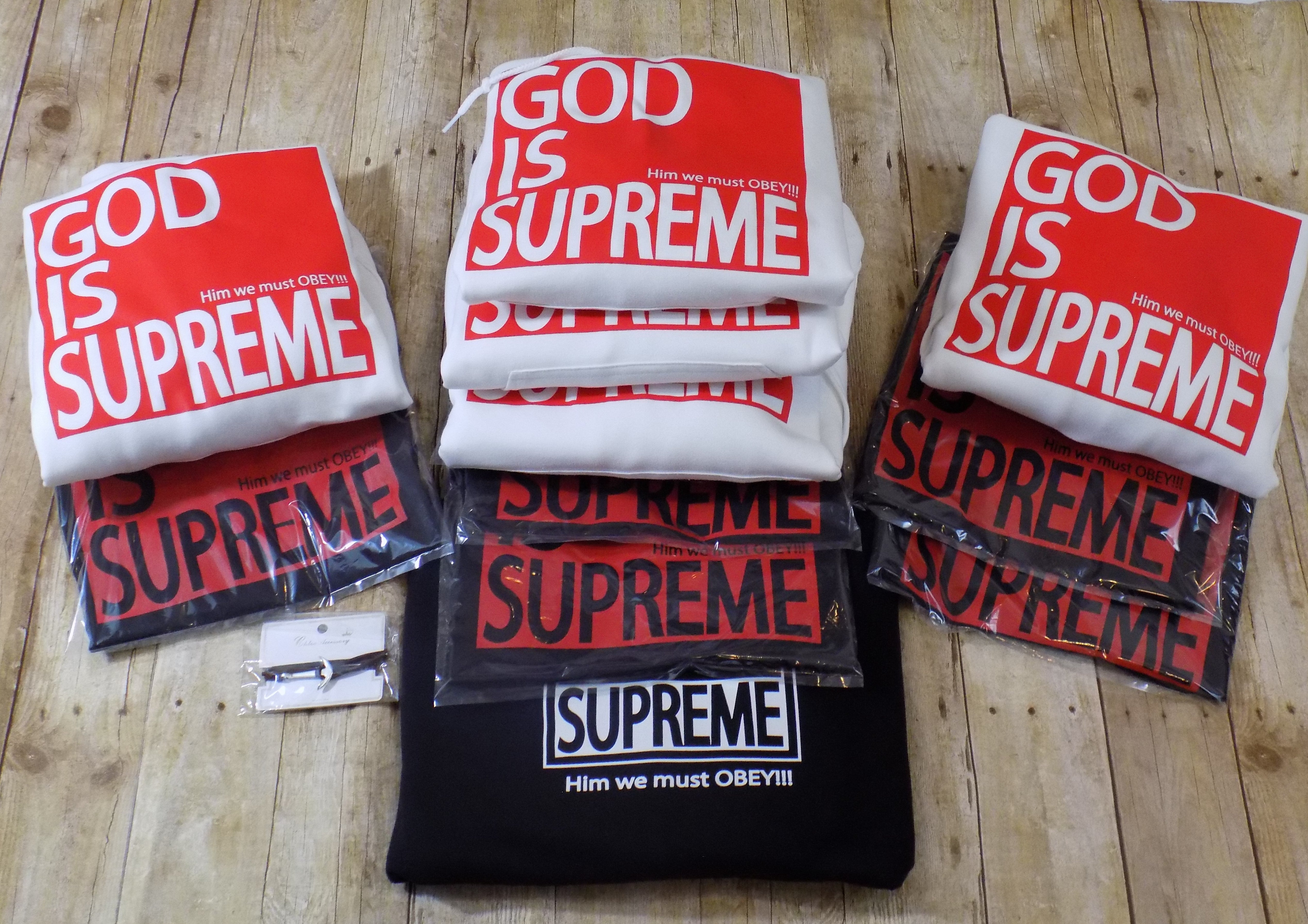 God is Supreme Black/White Sweatpants - God Is Supreme 