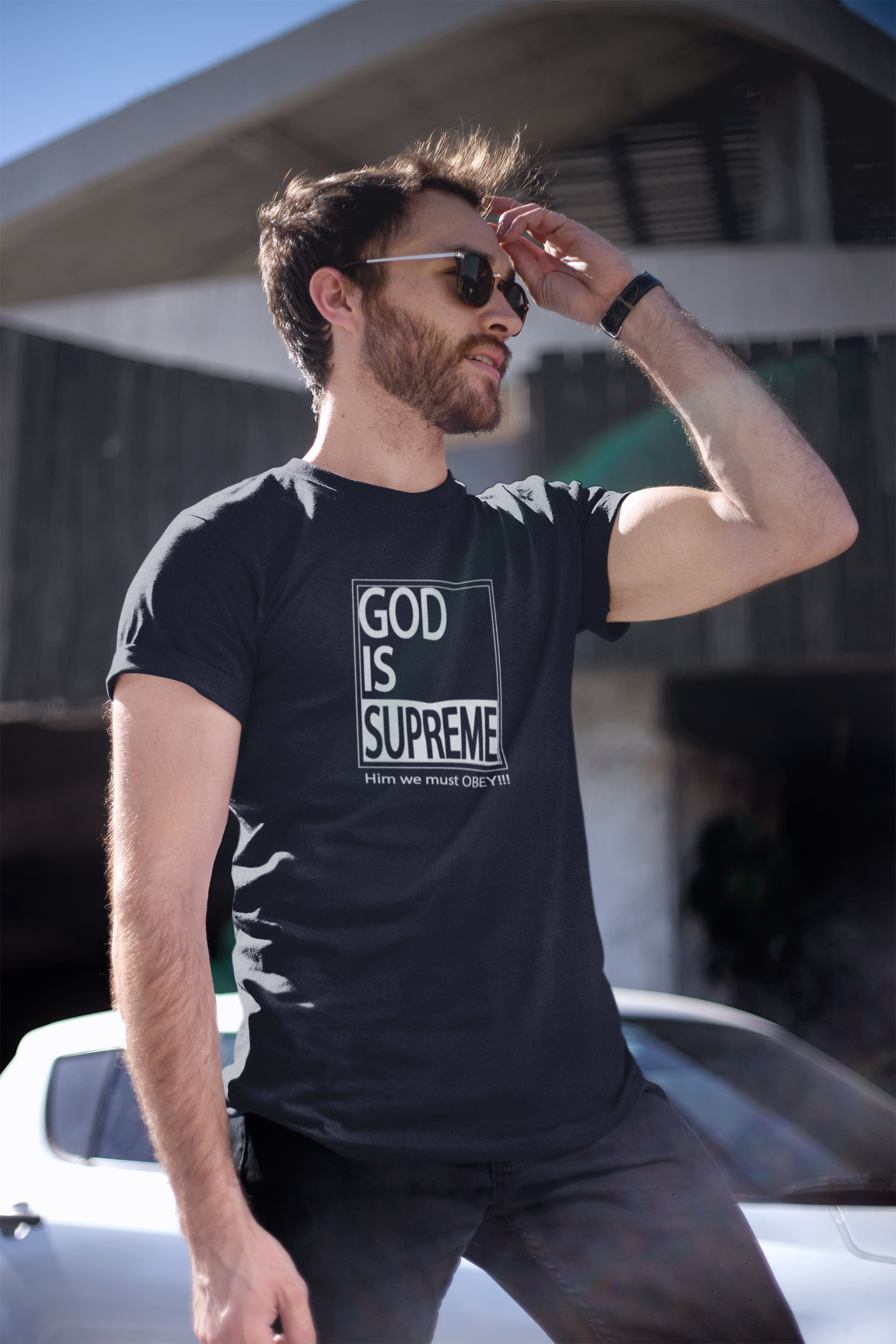 God is Supreme White Box /Black T-shirt - God Is Supreme 