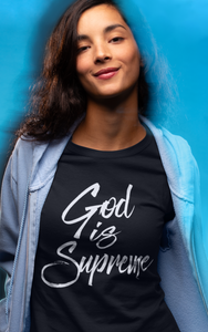 God is Supreme Signature Style Black T-shirt - God Is Supreme 