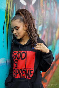 God is Supreme Red Box/ Black Hoodie Sweatpants Set - God Is Supreme 