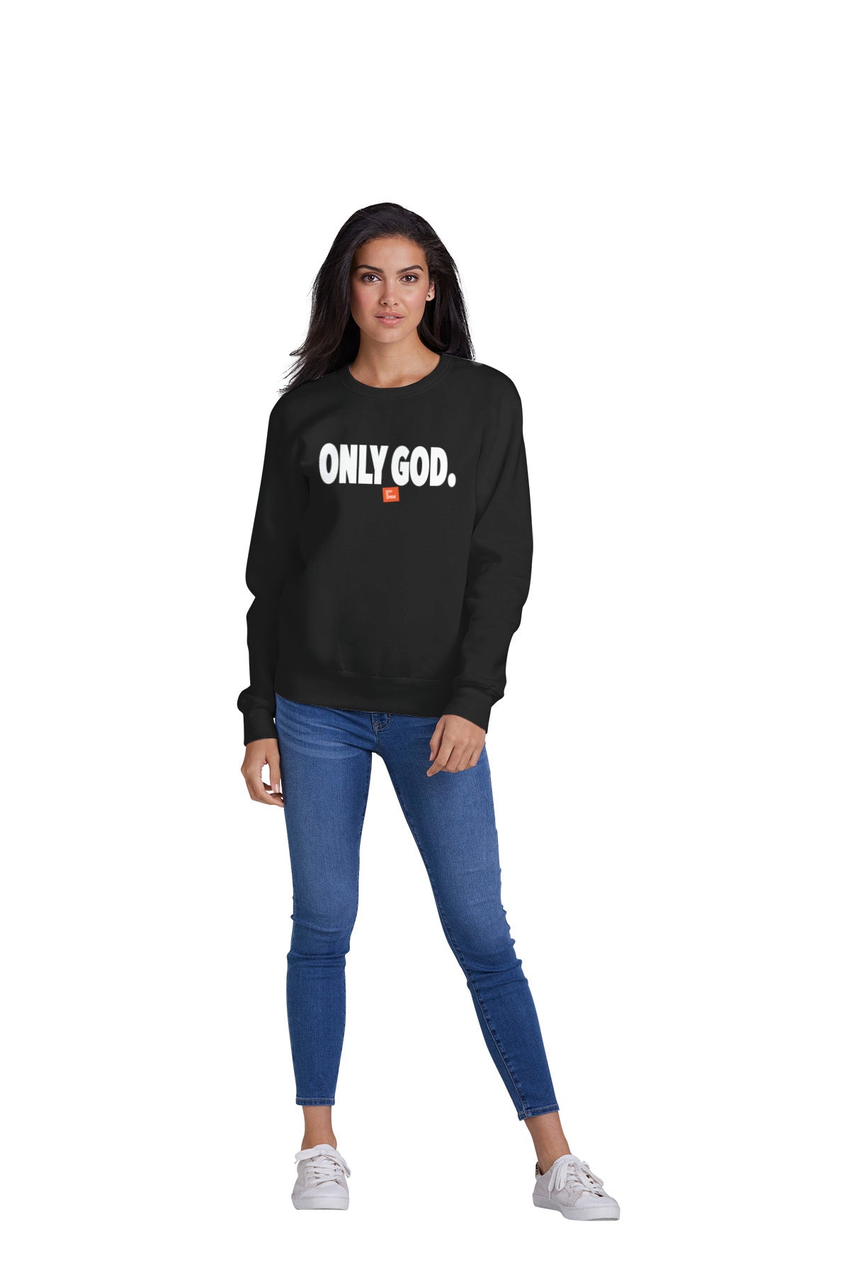 Only God Sports Unisex Black Sweatshirt