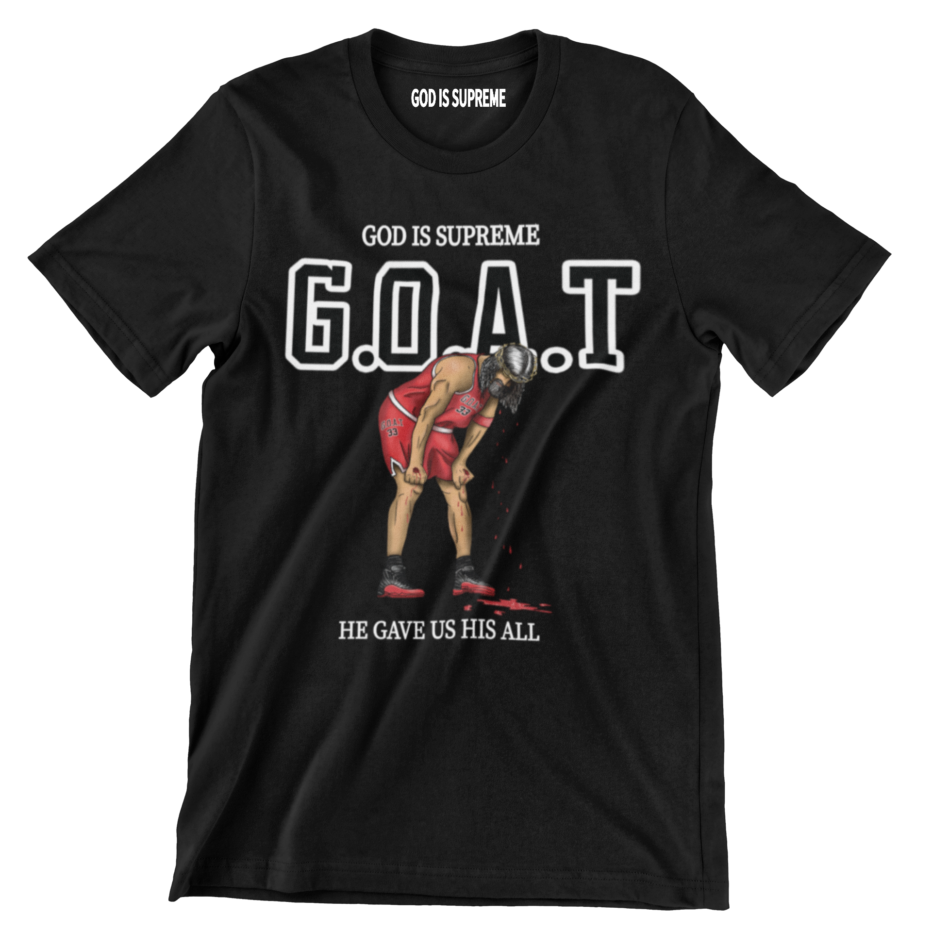 G.O.A.T (Greatest of All Time)   / Black T-shirt