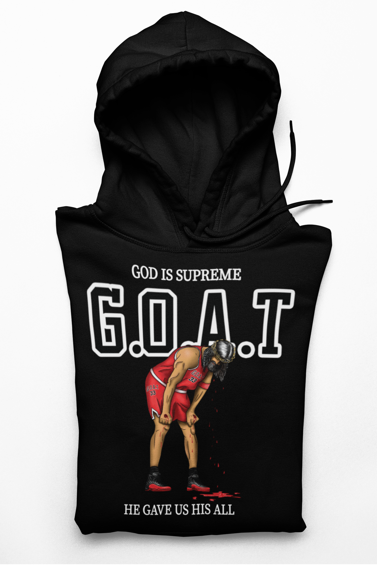 G.O.A.T (Greatest of All Time) Black Hoodie