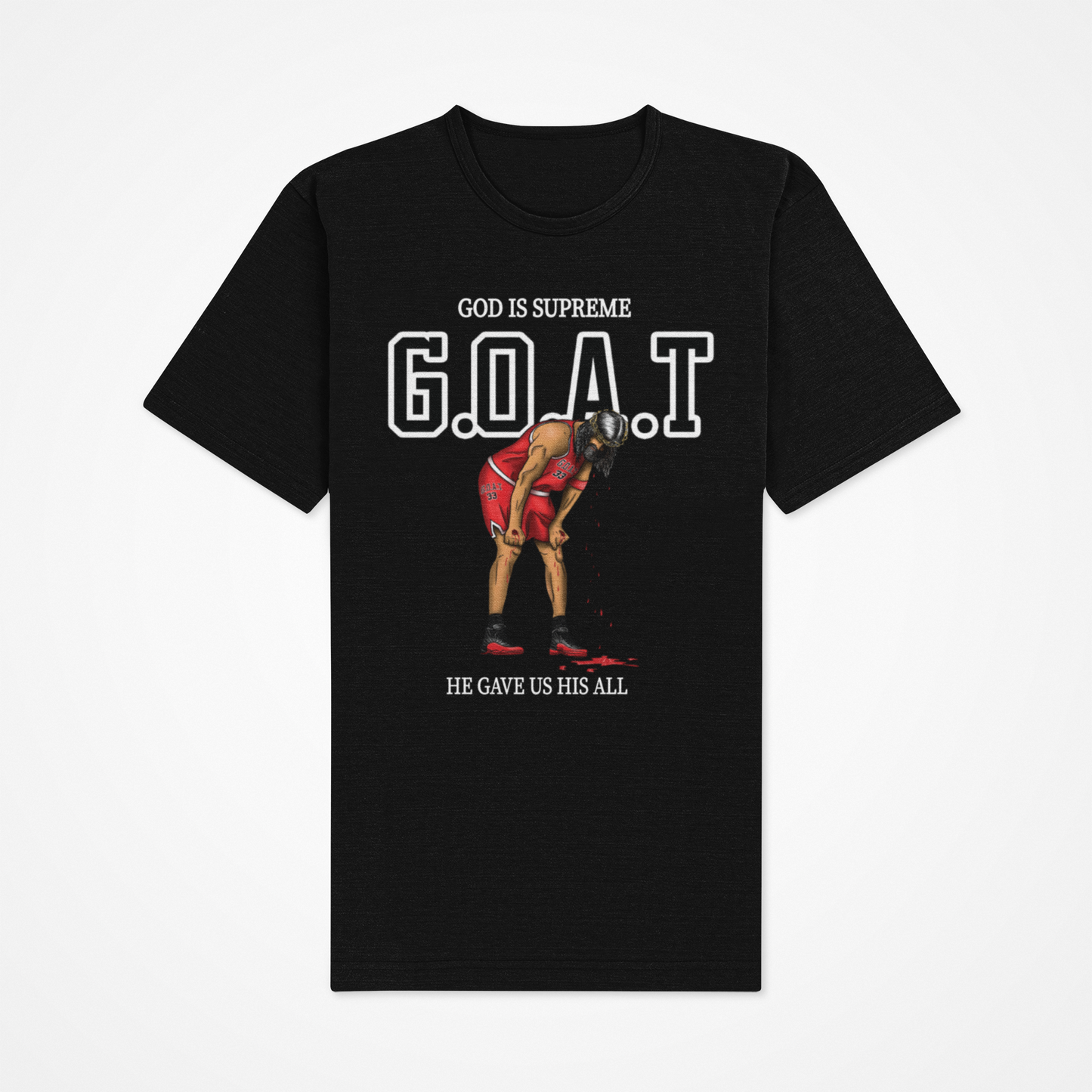 G.O.A.T (Greatest of All Time)   / Black T-shirt