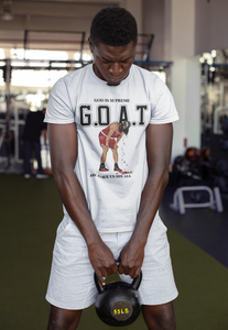 G.O.A.T (Greatest of All Time)   / White T-shirt