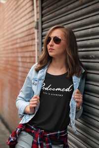Redeemed God is Supreme / Black T-shirt