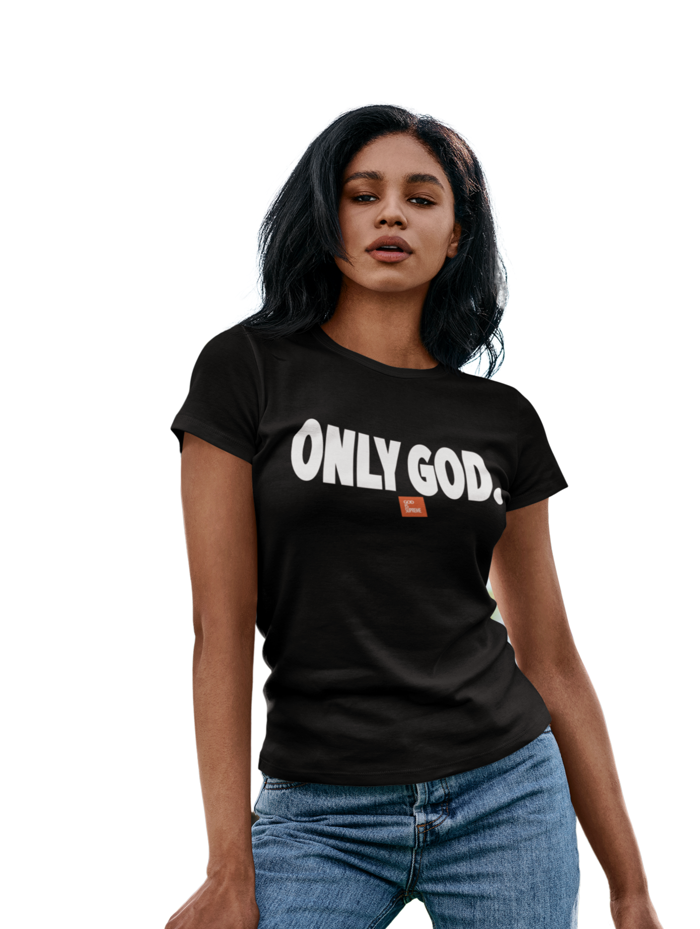 Only God with Box/ Black T-shirt